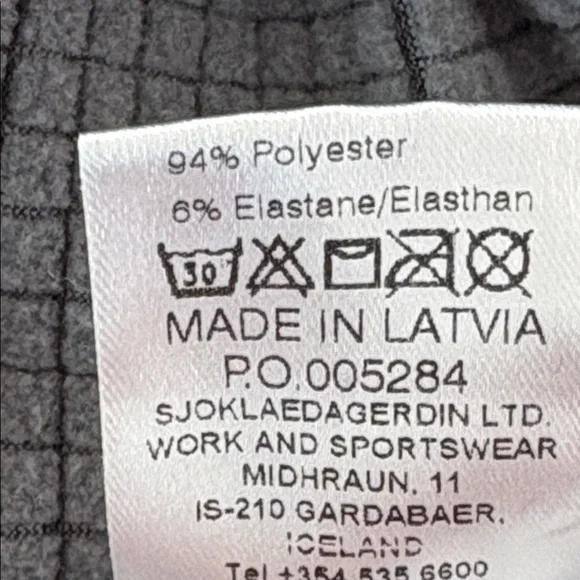 66 North Iceland Grettir Zipped Front Womens Jacket in Grey Quick Dry Size L - Picture 11 of 12